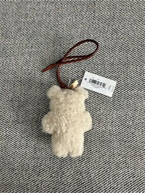 NWT Coach Bear Puffy Bag Charm CDD52